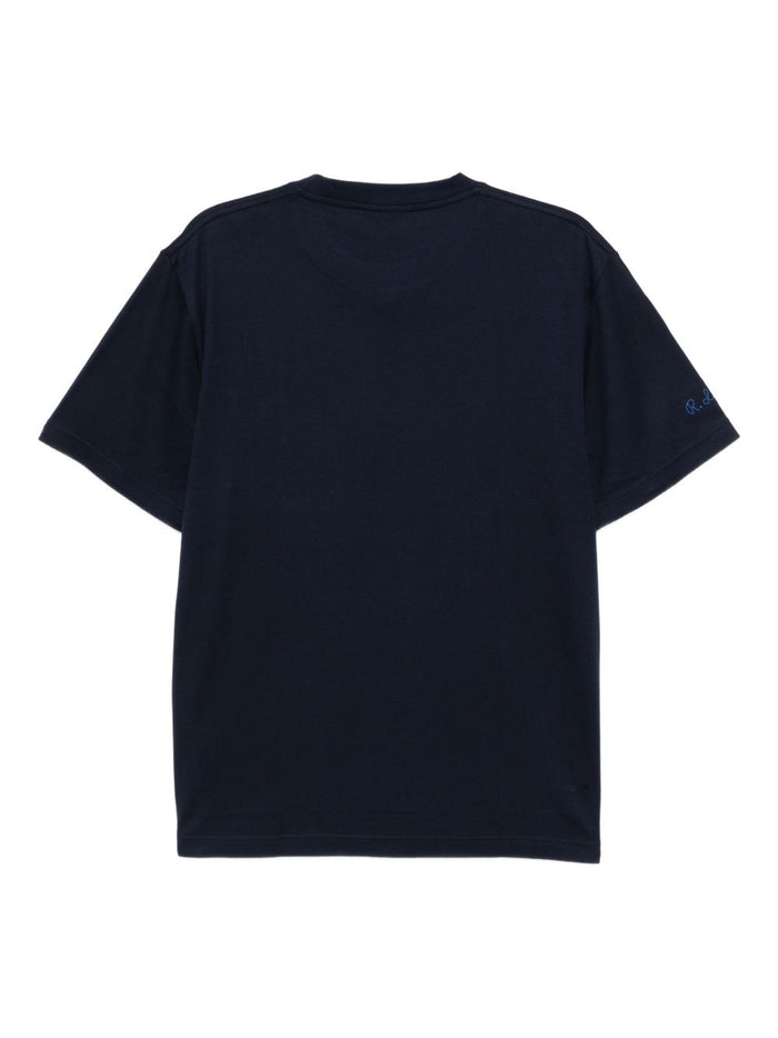 Lacoste T-shirt Blu Uomo 3