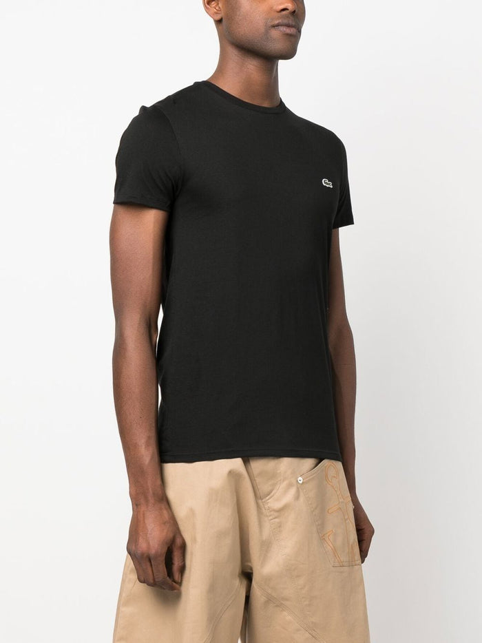 Lacoste T-Shirt Slim Uomo Nero 1