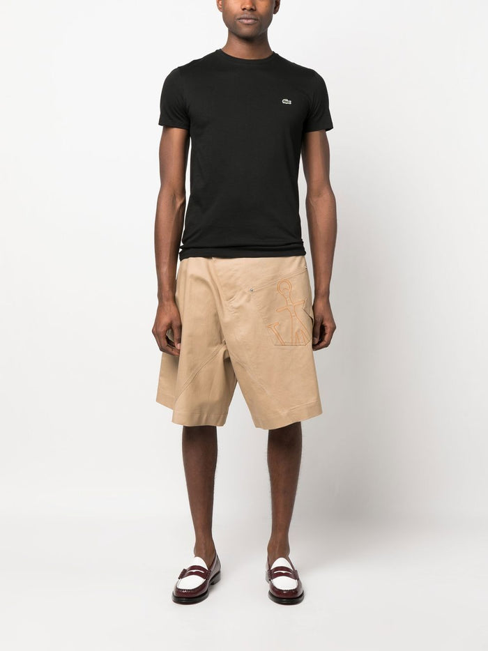 Lacoste Herren T-Shirt Schwarz Pima Baumwolle 2