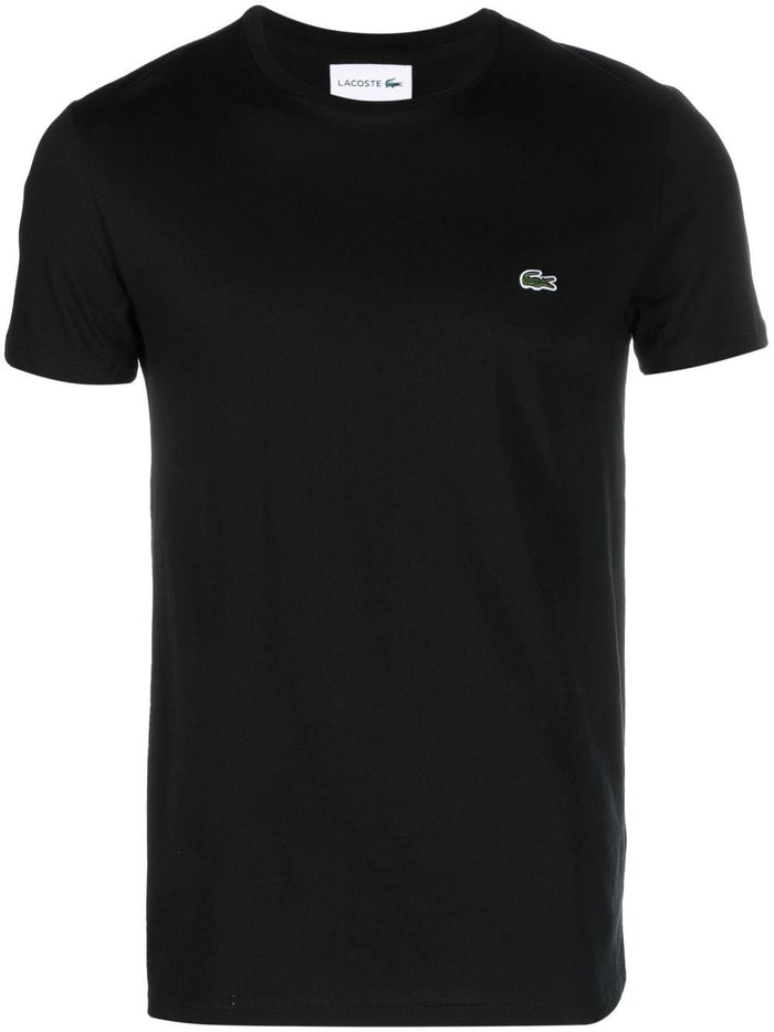 Lacoste Herren T-Shirt Schwarz Pima Baumwolle 5