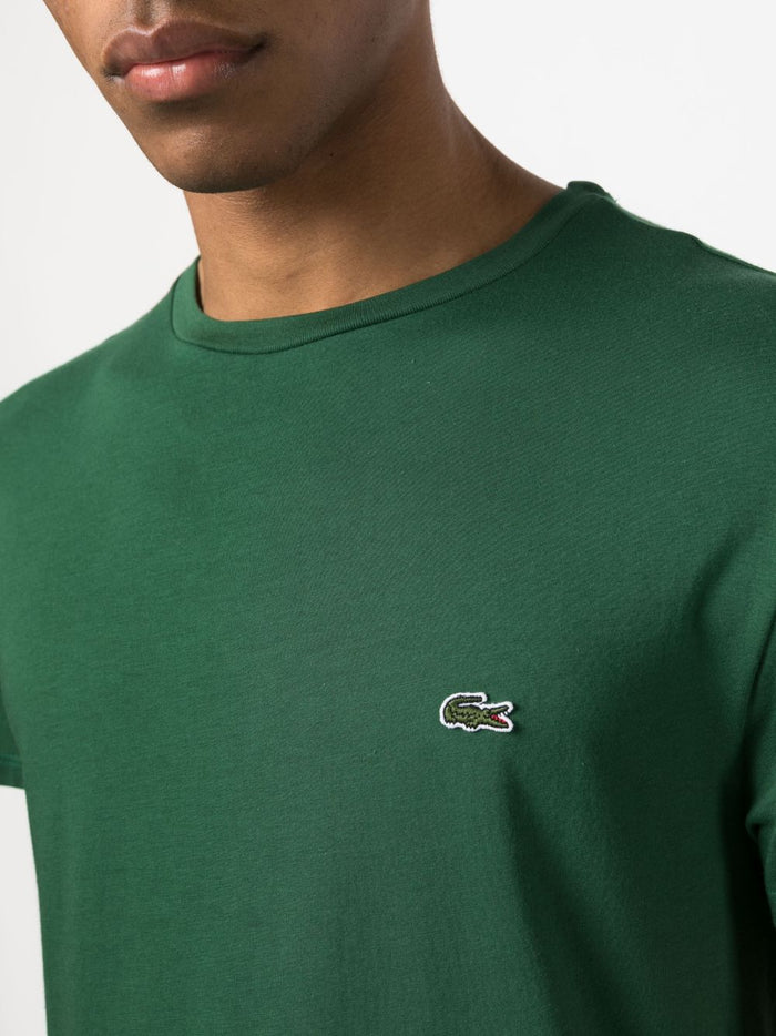 Lacoste Herren-T-Shirt aus Pima-Baumwolle in grün 4