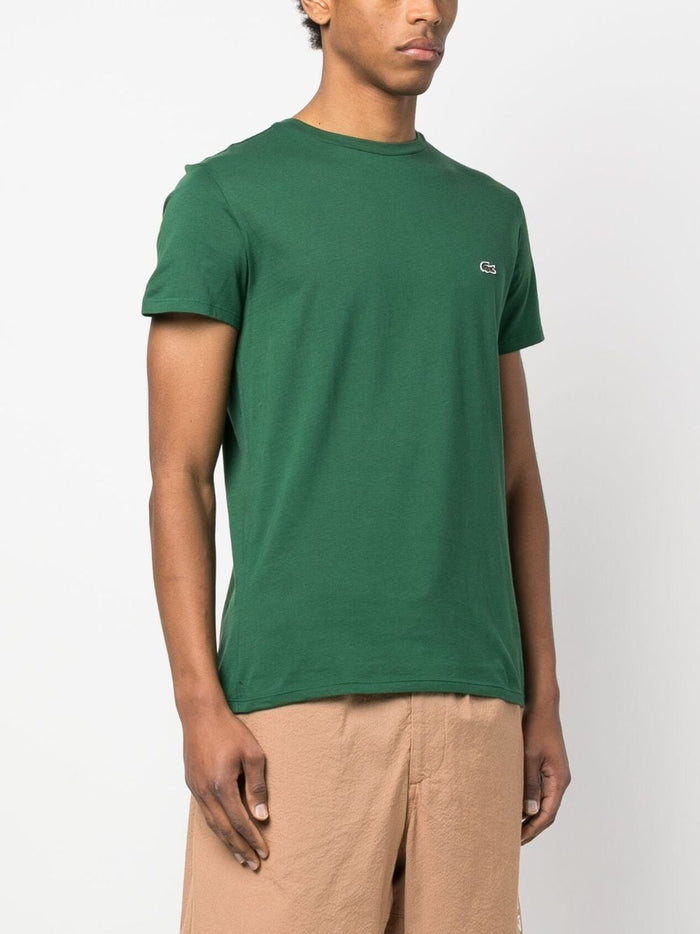 Lacoste Herren-T-Shirt aus Pima-Baumwolle in grün 1