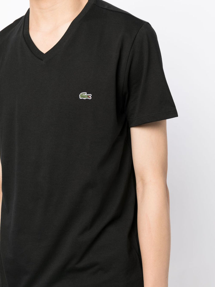 Lacoste T-shirt Nero Uomo 2