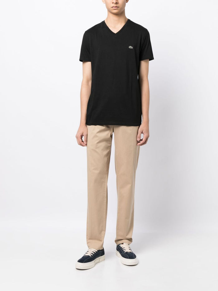 Lacoste T-shirt Nero Uomo 5