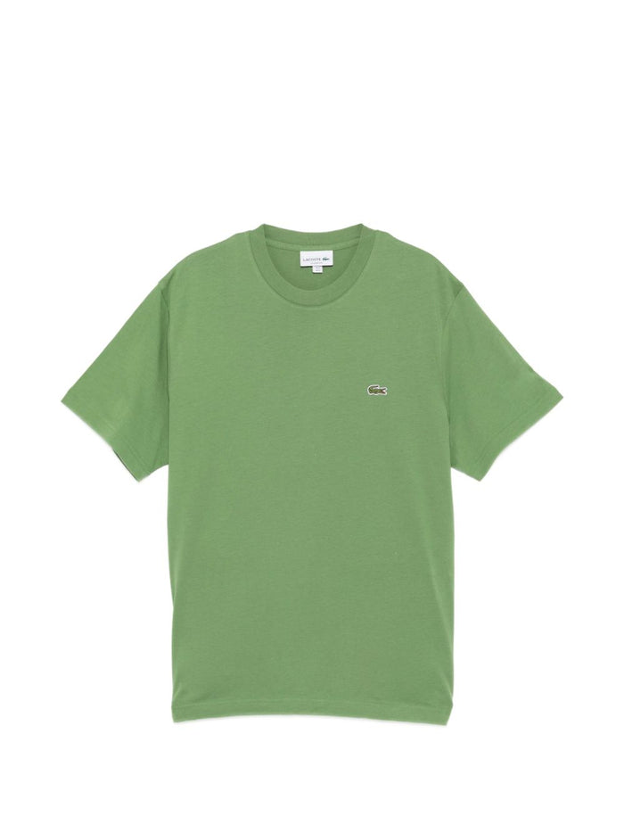 Lacoste T-shirt Coccodrillo Verde Uomo Verde 1