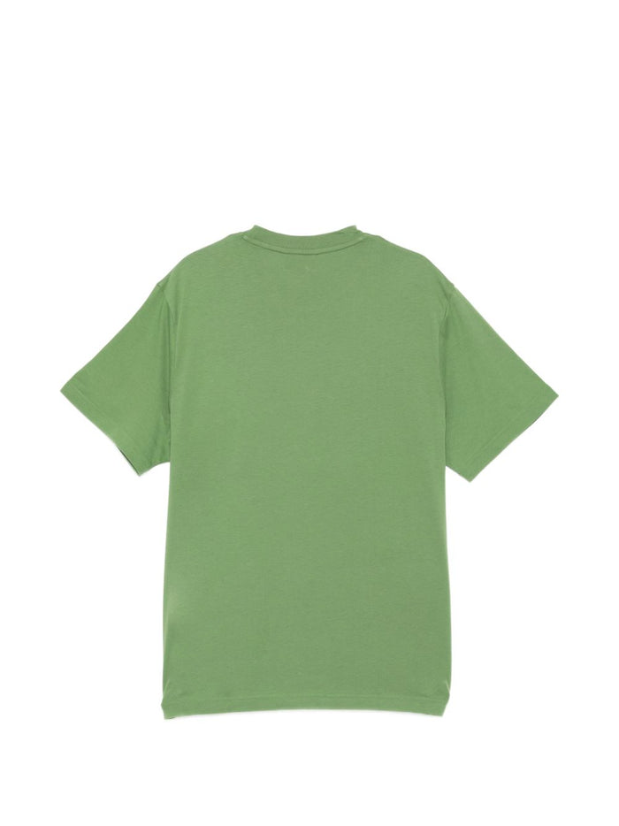 Lacoste T-shirt Coccodrillo Verde Uomo Verde 2