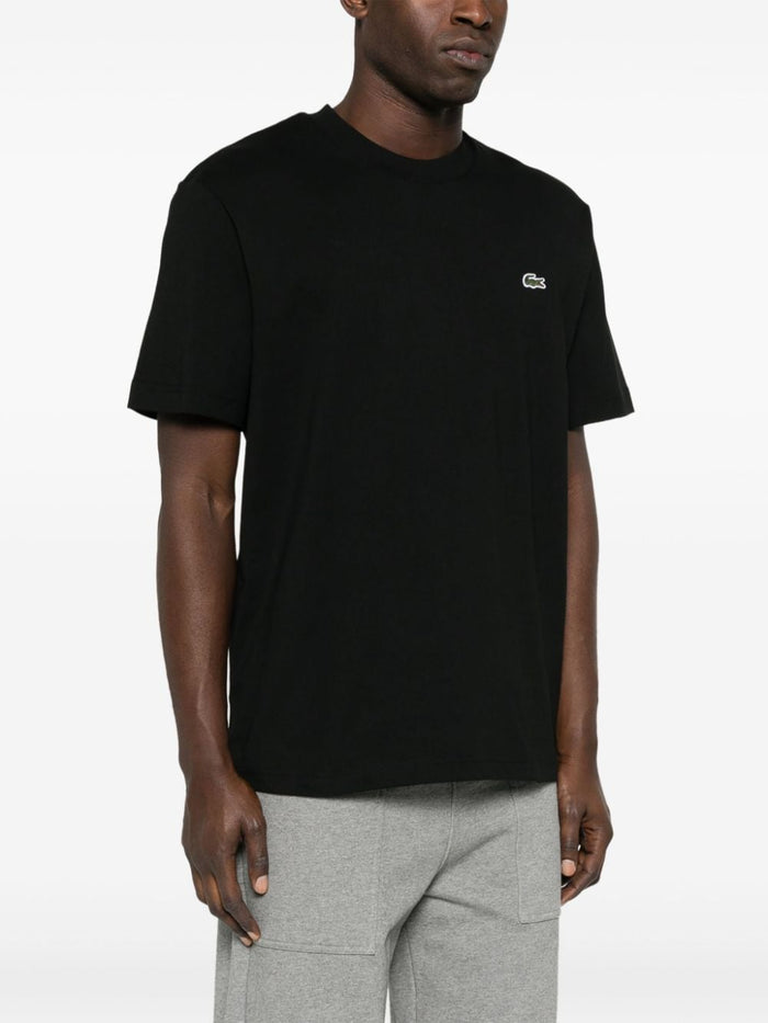 Lacoste T-shirt Coccodrillo Uomo Nero 1