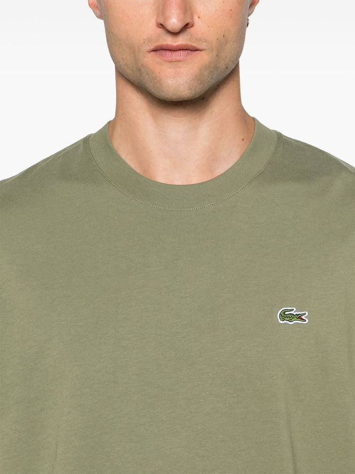Lacoste Uomo T-shirt Verde Girocollo 2