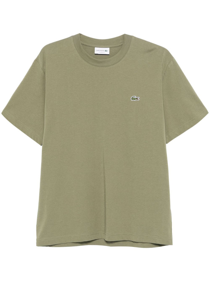 Lacoste Uomo T-shirt Verde Girocollo 5