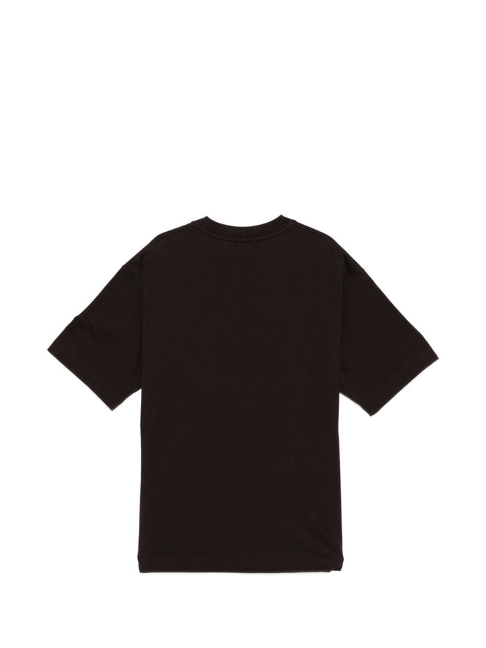 Lacoste Men's Tone-on-Tone Crocodile T-Shirt Brown 2