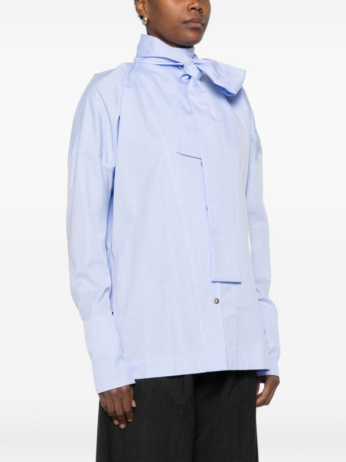 Thelatest Damen Hellblaues Hemd 5