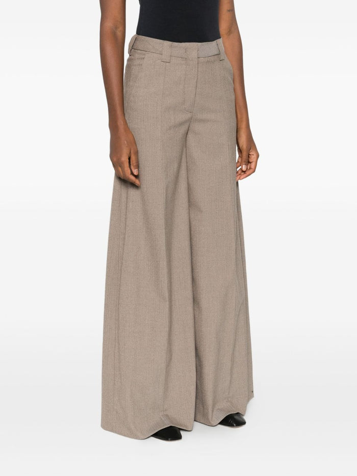 Thelatest Damen Braune Hose 3
