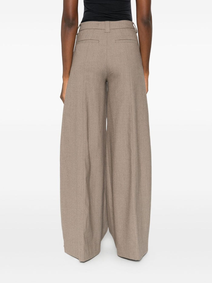 Thelatest Damen Braune Hose 4