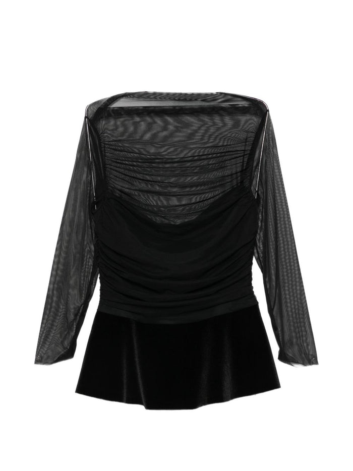 Chiara Boni La Petite Robe Top Nero Donna 1