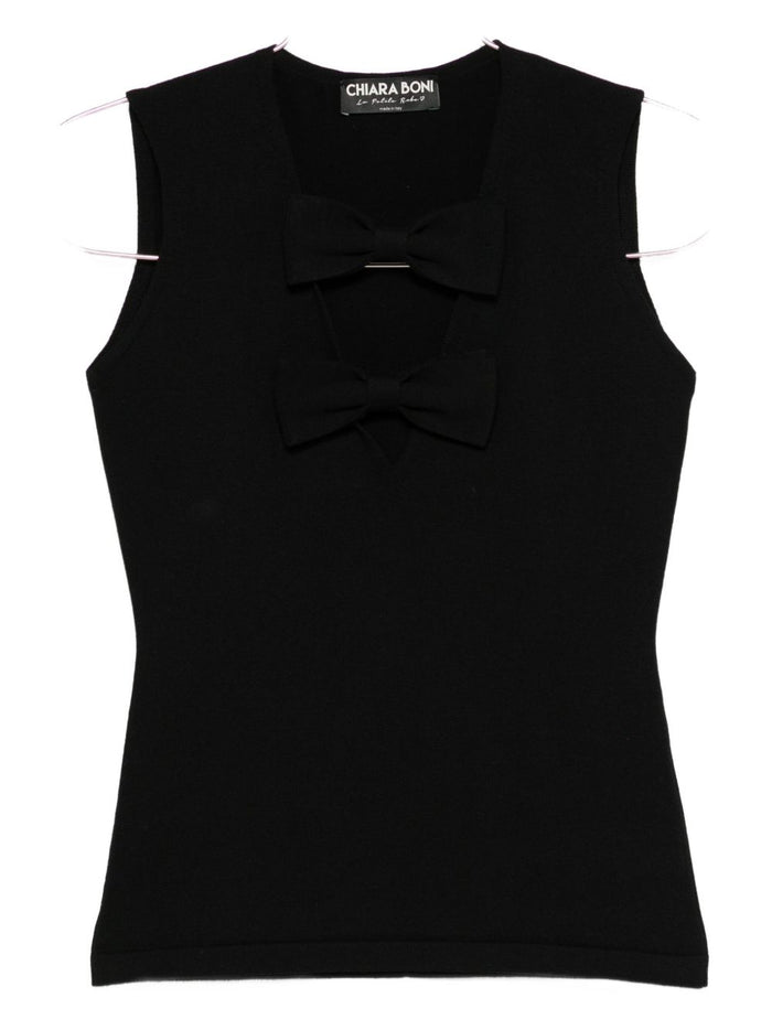 Chiara Boni La Petite Robe Top Schwarz Damen 1
