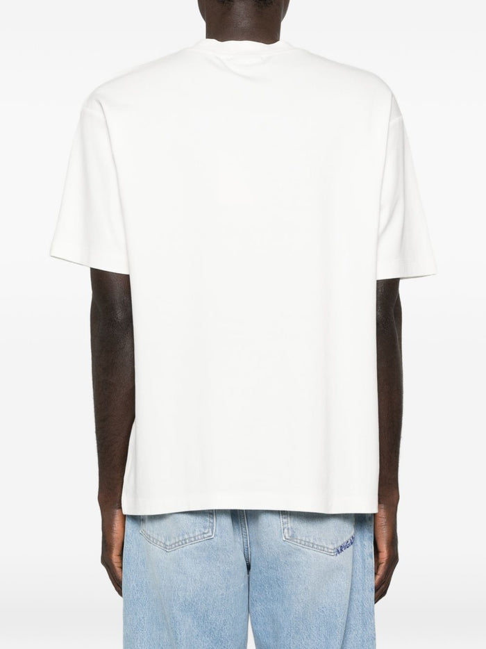 Drole De Monsieur T-Shirt L'Homme Au Tableau Uomo Bianco 3