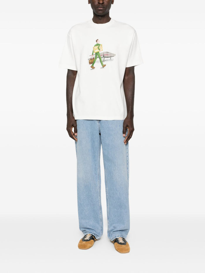 Drole De Monsieur T-Shirt L'Homme Au Tableau Uomo Bianco 2