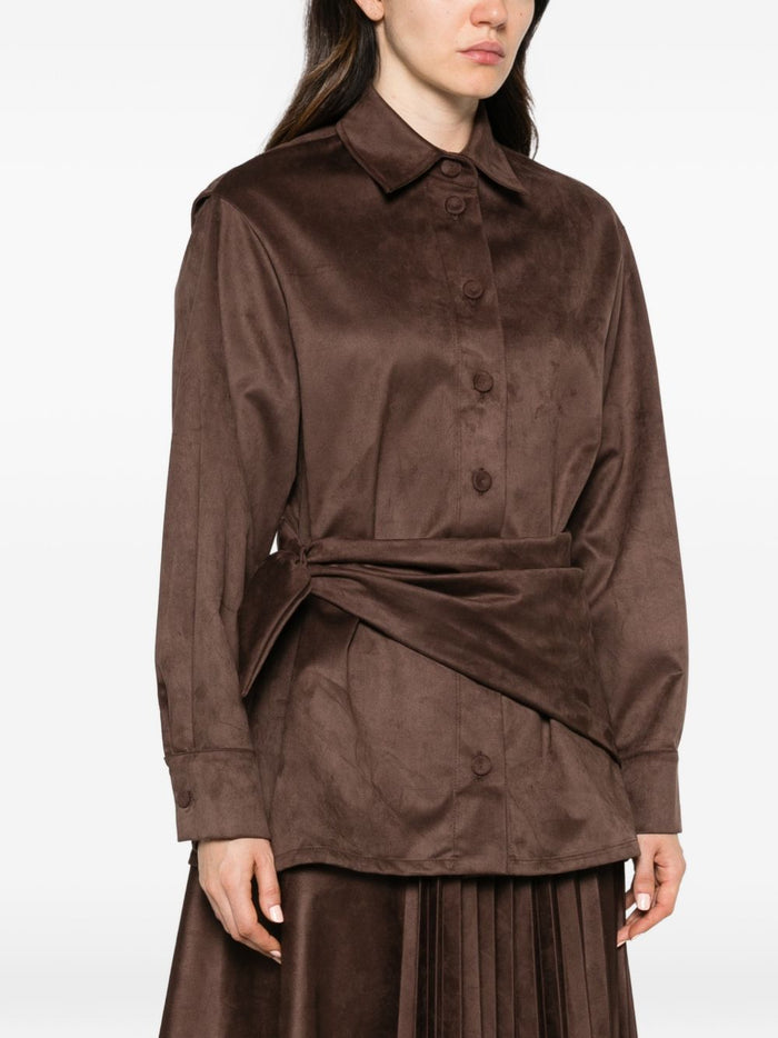 Su Camicia Marrone Donna 2