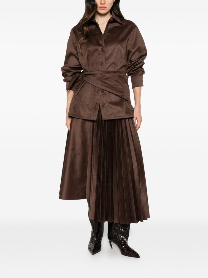 Su Gonna Marrone Donna 2