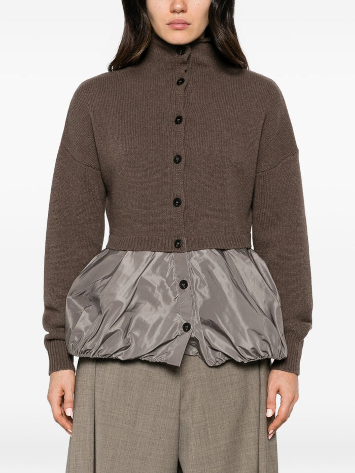 Su Cardigan Marrone Donna 3