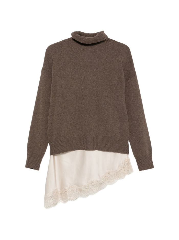 Su Maglia Marrone Donna 1