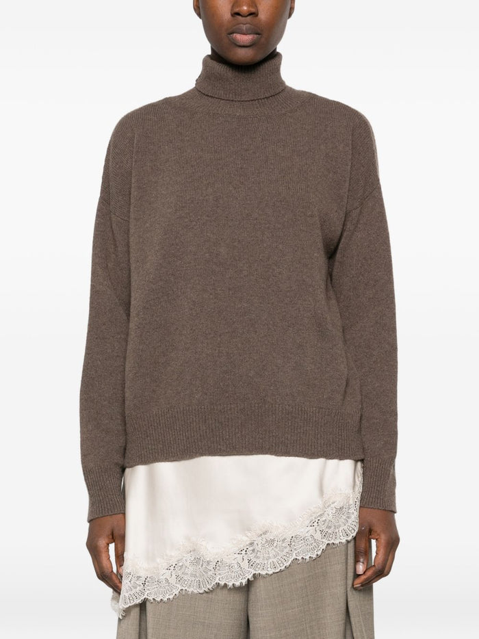Su Maglia Marrone Donna 2