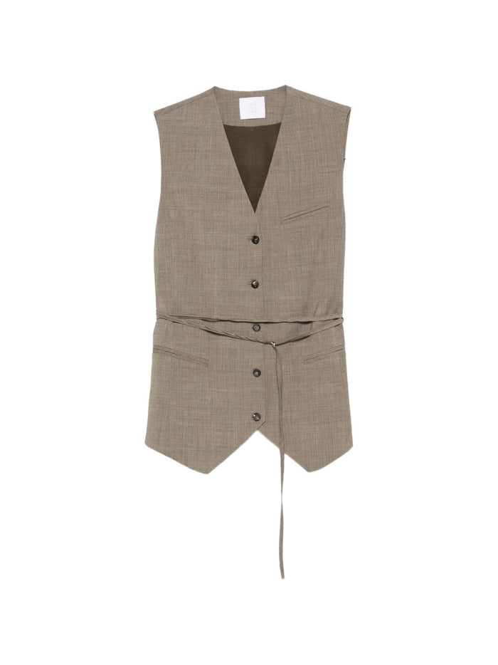 Su Gilet Verde Donna 1