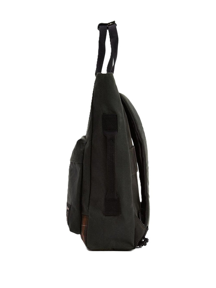 Barbour Zaino Verde Uomo Field Wax Tartan 4