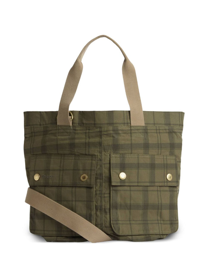 Barbour Pochette Verde Uomo Transport Carry-All 1