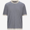 K-way Uomo T-shirt Beige-Uomo Combe Stripes 1