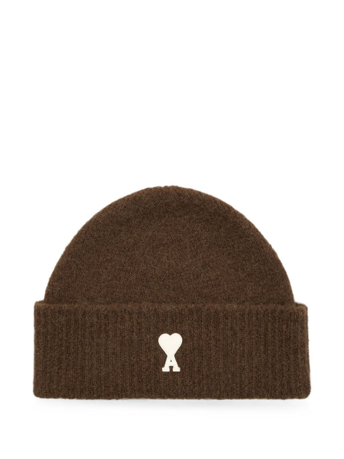 Ami Paris Cappellino Marrone Uomo 1