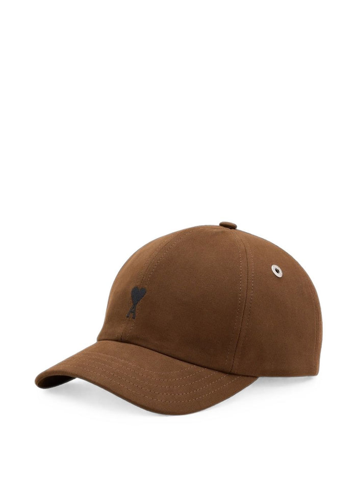 Ami Paris Cappellino Marrone Uomo 2