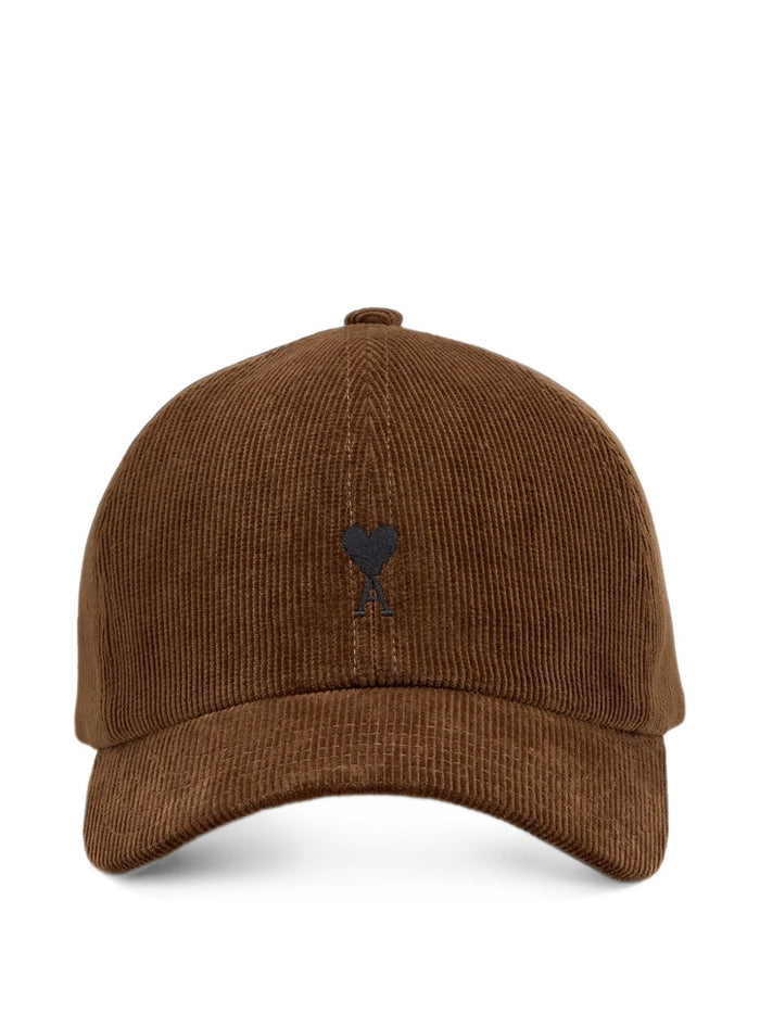 Ami Paris Cappellino Marrone Uomo 3