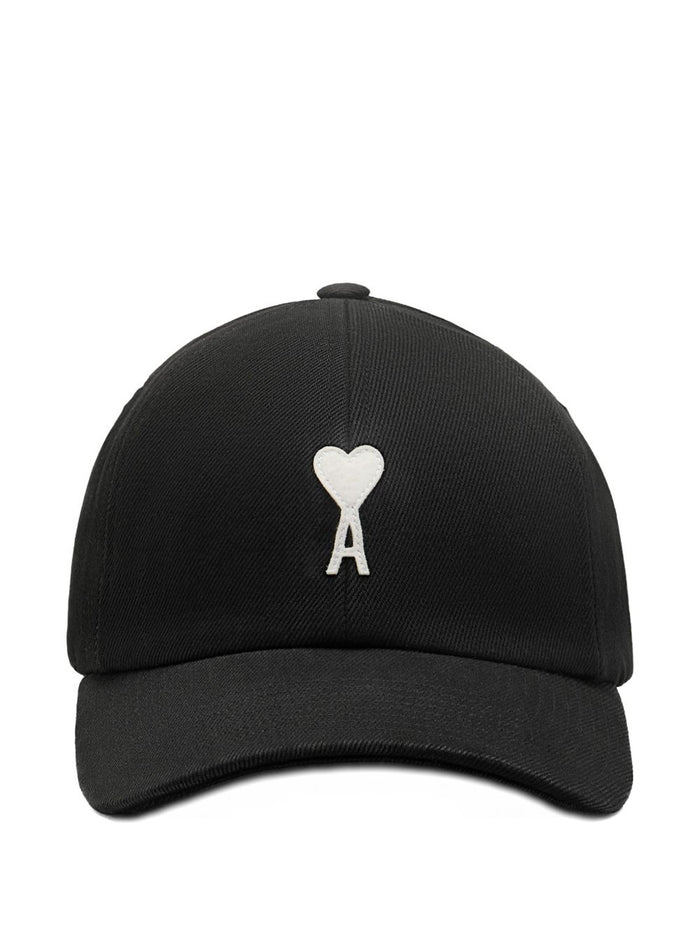 Ami Paris Cappellino Cuore Uomo Nero 1