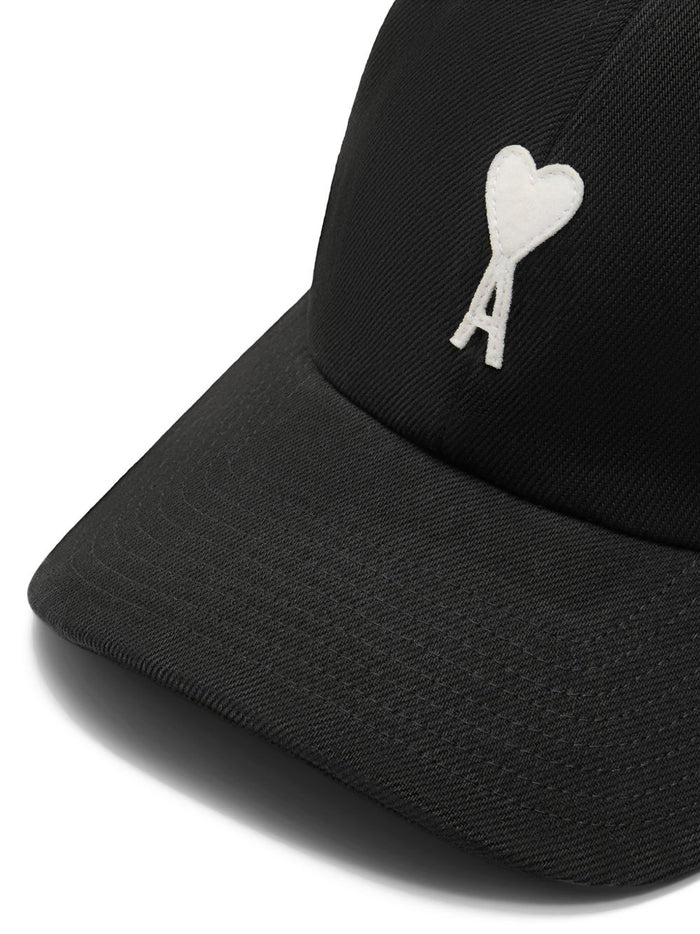 Ami Paris Cappellino Cuore Uomo Nero 3