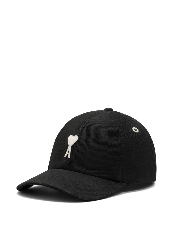 Ami Paris Cappellino Cuore Uomo Nero 4