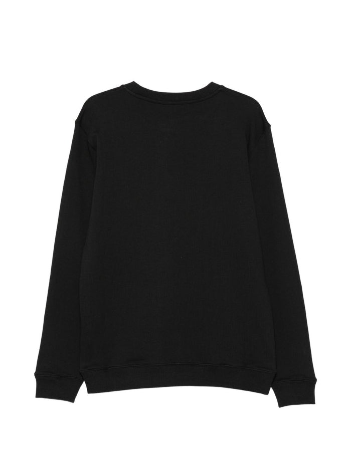 Dondup Felpa Nero Uomo Girocollo 2