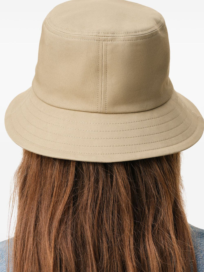 Ami Paris Men's Beige Heart Bucket Hat 5