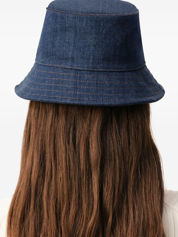 Ami Paris Cappello Pescatore Patch Uomo Blu 5
