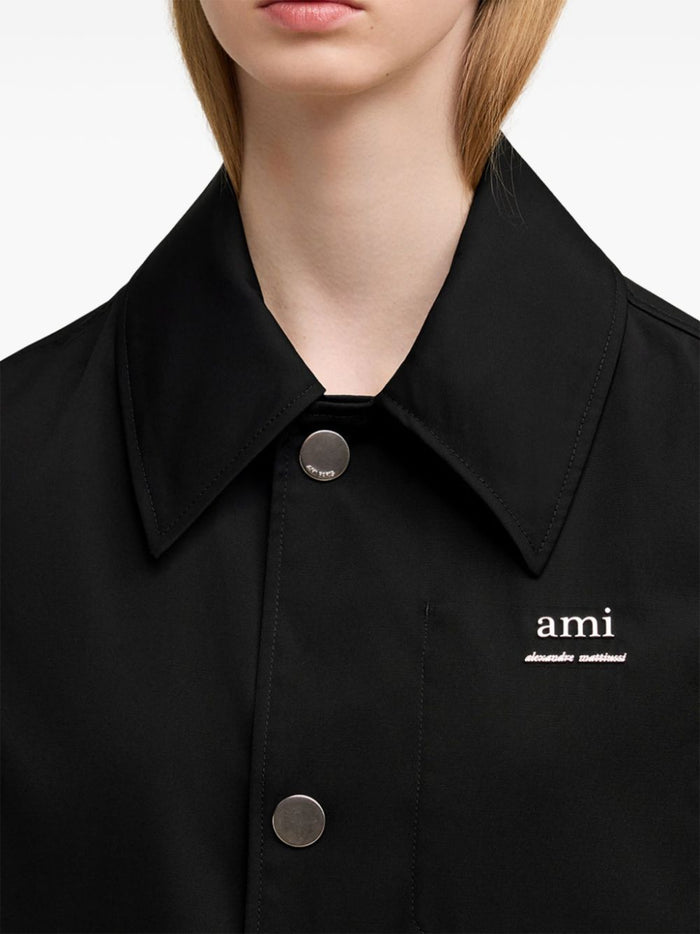 Ami Alexandre Mattiussi Black Coat Men 2