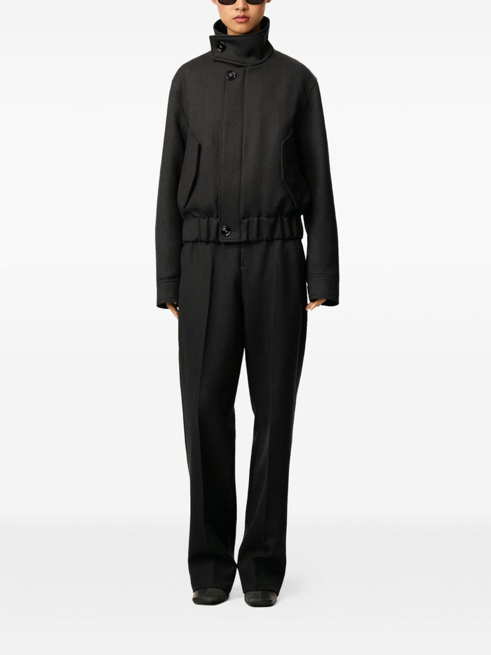 Ami Paris Herren Harrington-Jacke in Grau 1