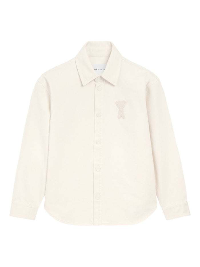 Ami Paris Giubbino Logo Cuore Uomo Bianco 5