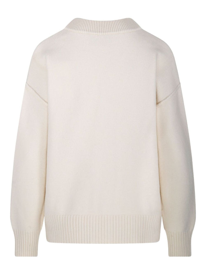 Ami Paris Cardigan Beige Uomo 2