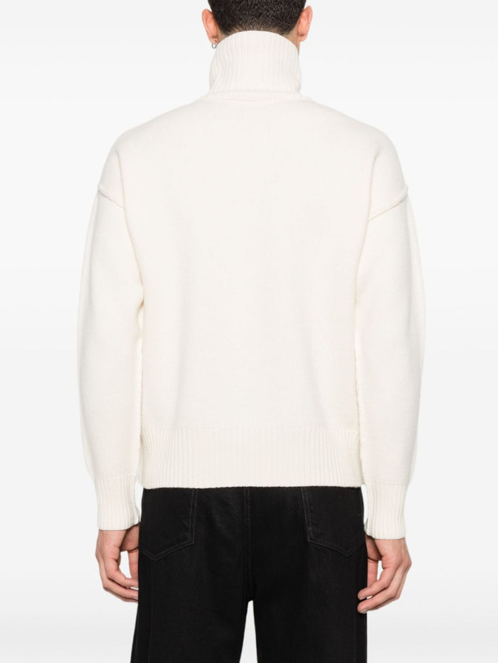 Ami Paris Men's White Sweatshirt 3