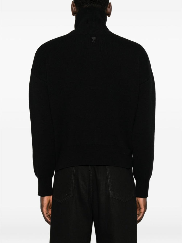 Ami Paris Maglia Nero Uomo 5