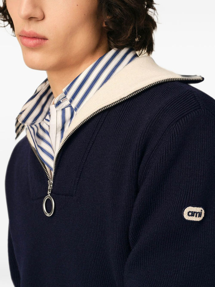 Ami Paris Maglia Marine Uomo 2