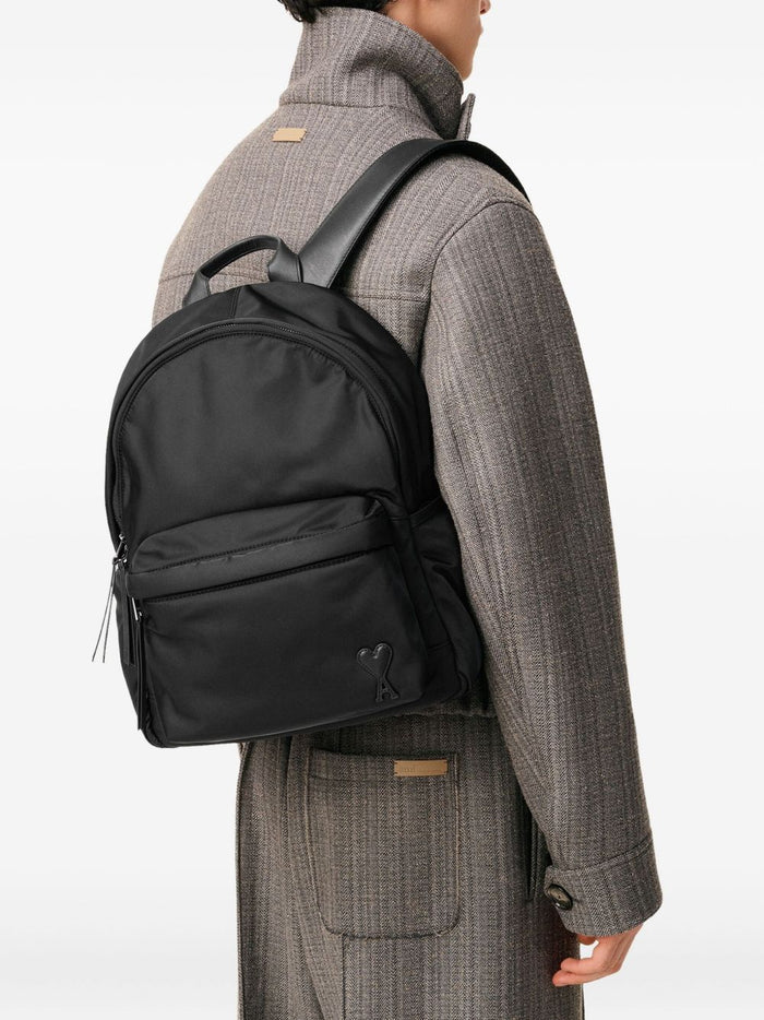 Ami Paris Marcel Herren Rucksack Schwarz 2