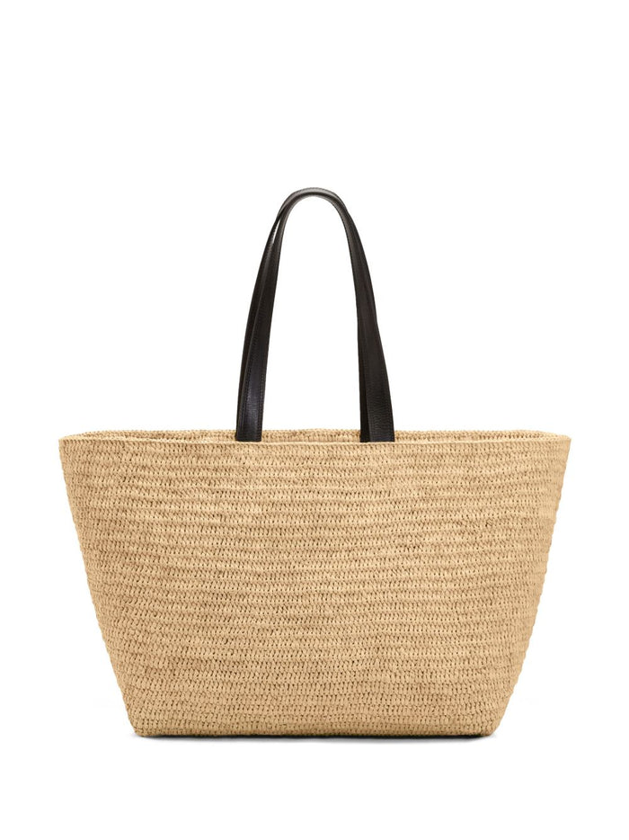 Ami Paris Borsa Ami De Coeur Large Uomo Naturale-Nero 4