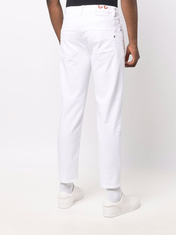 Dondup White Man Pants 3