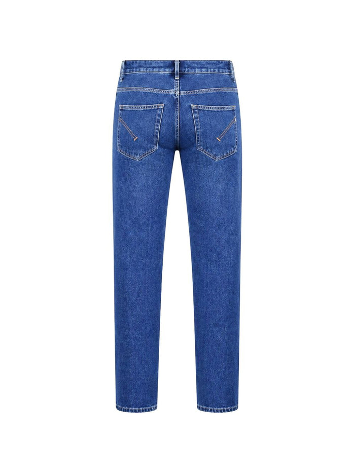 Dondup Jeans Gamba Dritta Uomo Blu 2